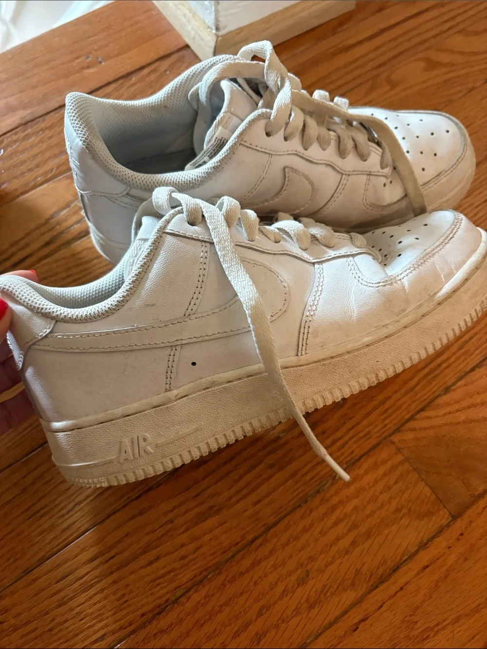 Nike Kids White Low-Top Sneakers